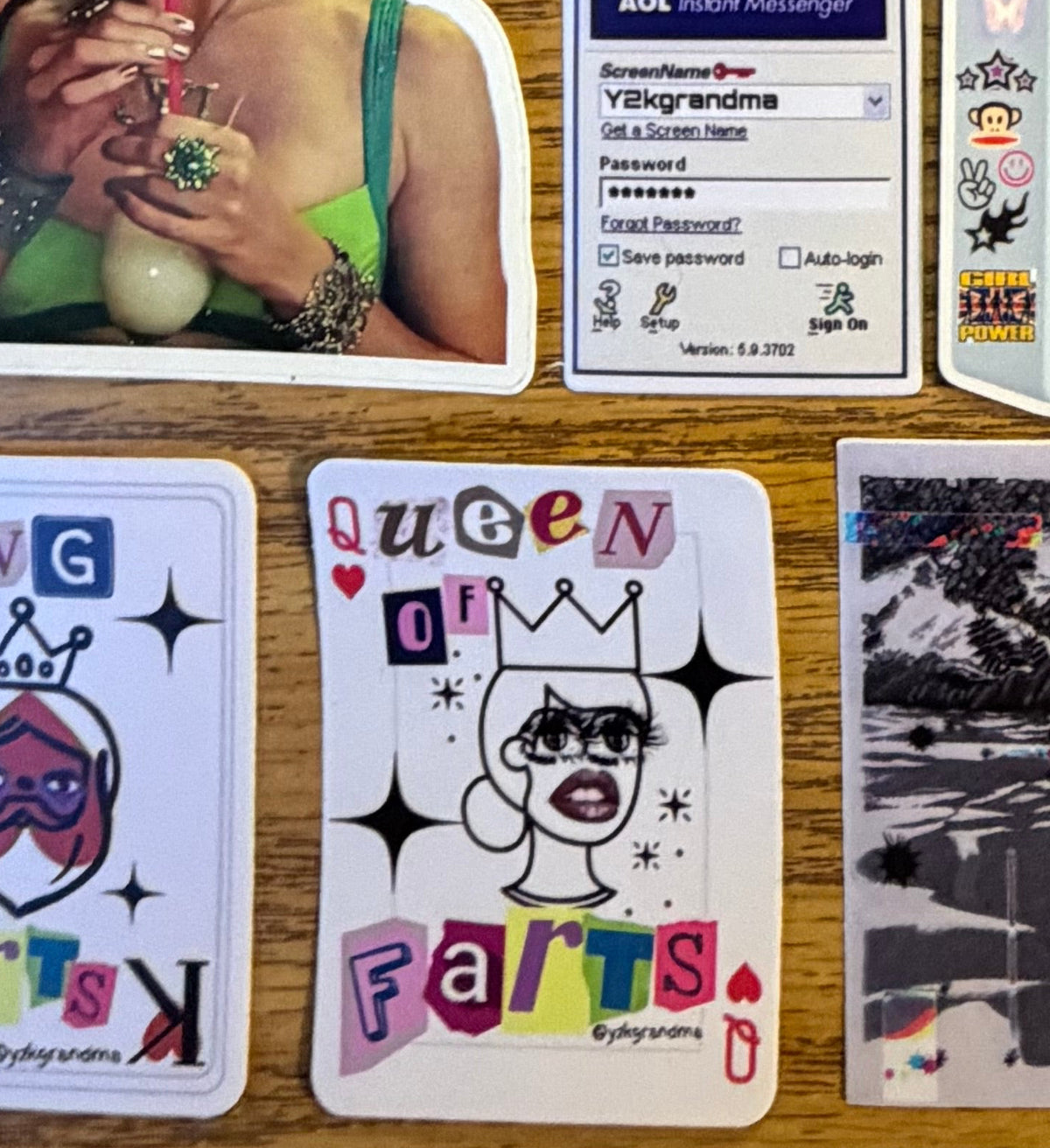 Queen Of Farts Sticker