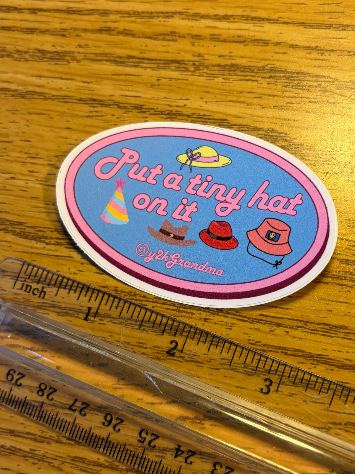 Tiny Hat Sticker