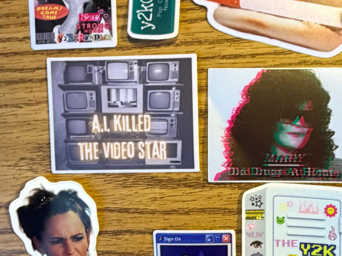 A.I Killed the Video Star Sticker