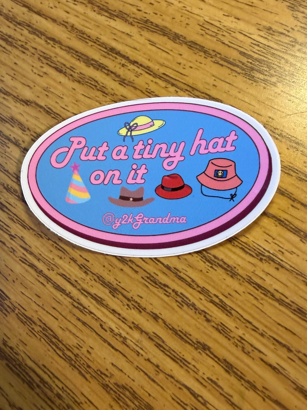 Tiny Hat Sticker