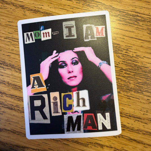 Rich Man Sticker