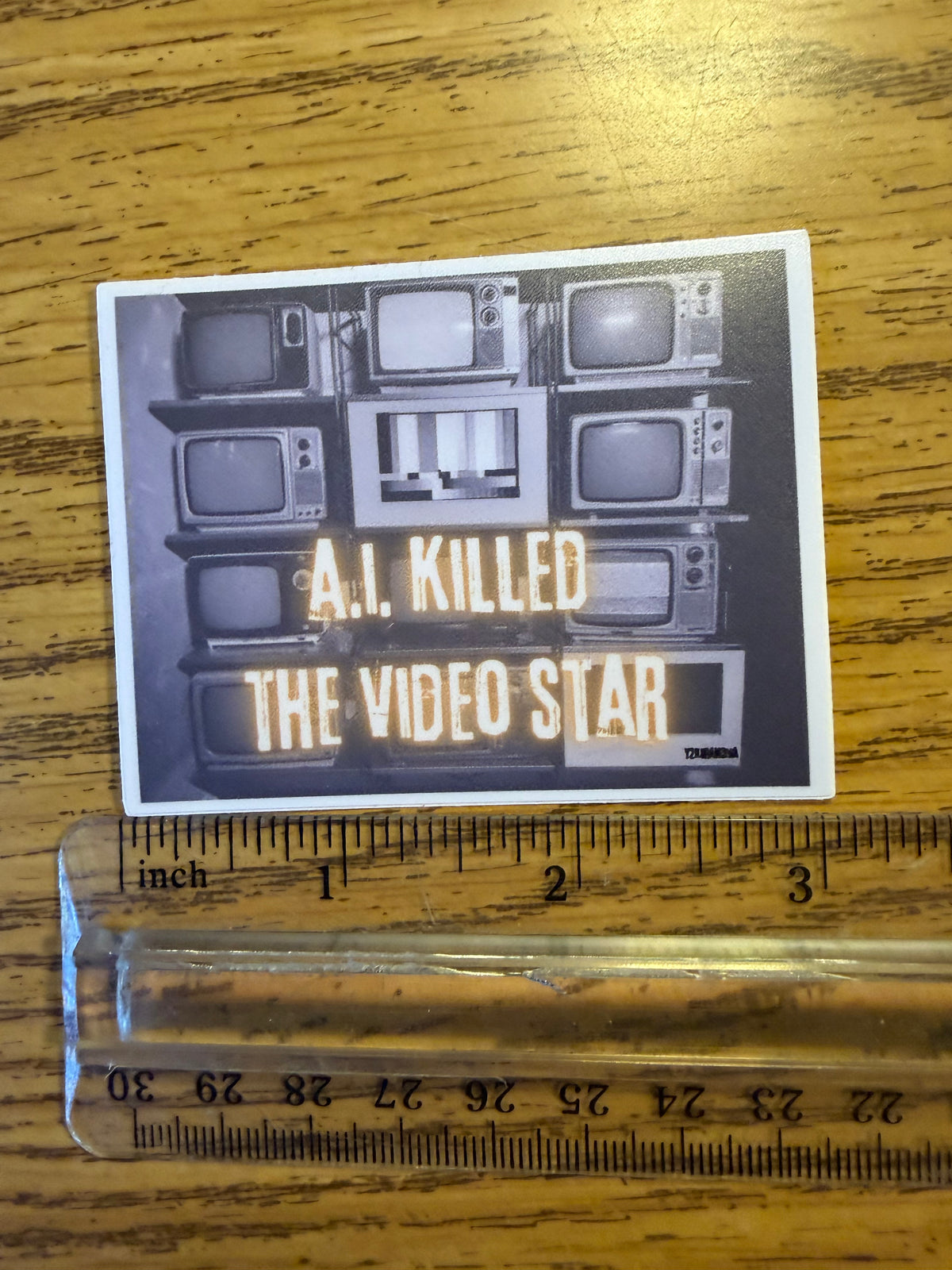 A.I Killed the Video Star Sticker