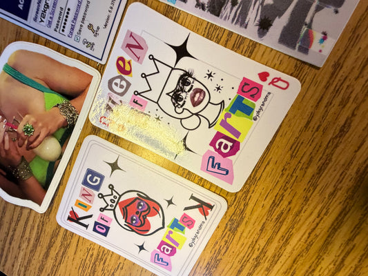 Fart Couple Sticker Set